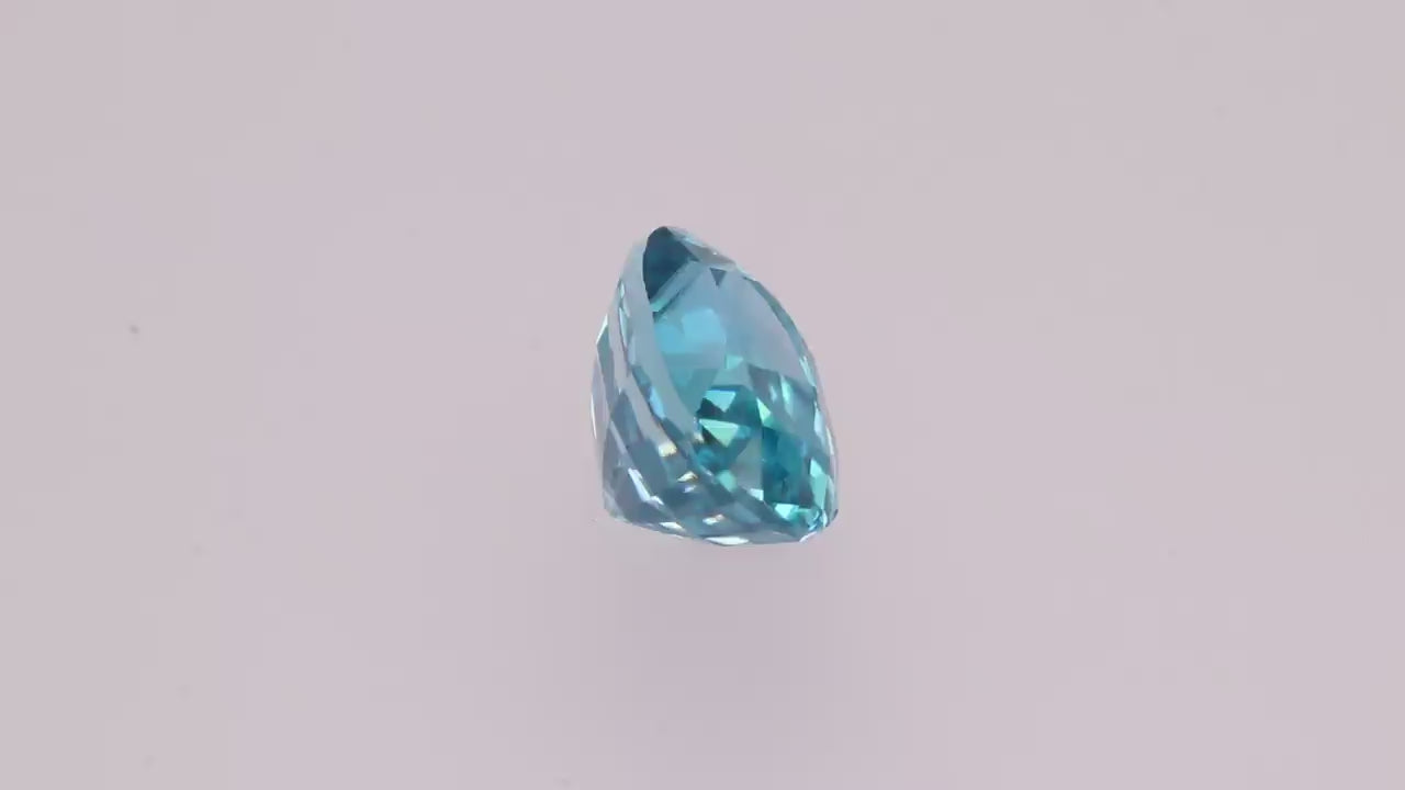 Blue Zircon 5.67 ct